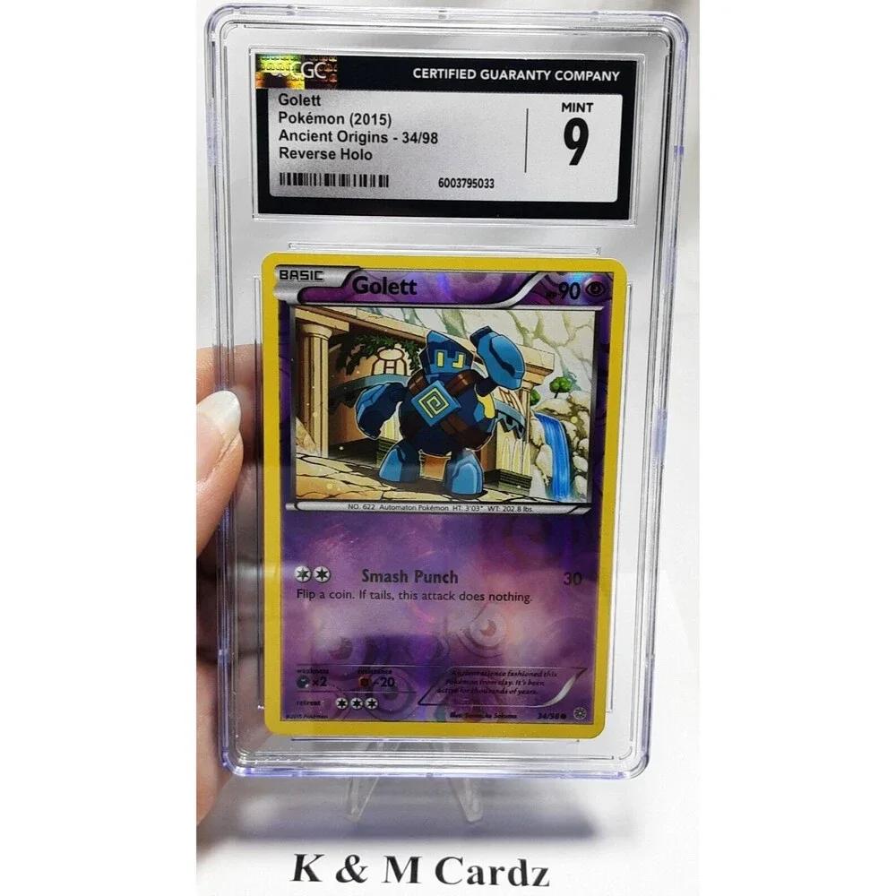 Pokemon - Golett - 34/98 - Graded - CGC 9.0